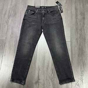 Lauren Ralph Lauren Womens Jeans Sz 6 Relaxed Tapered Jeans Charcoal‎ Black NEW